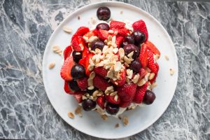 Strawberry and Peanut Tart