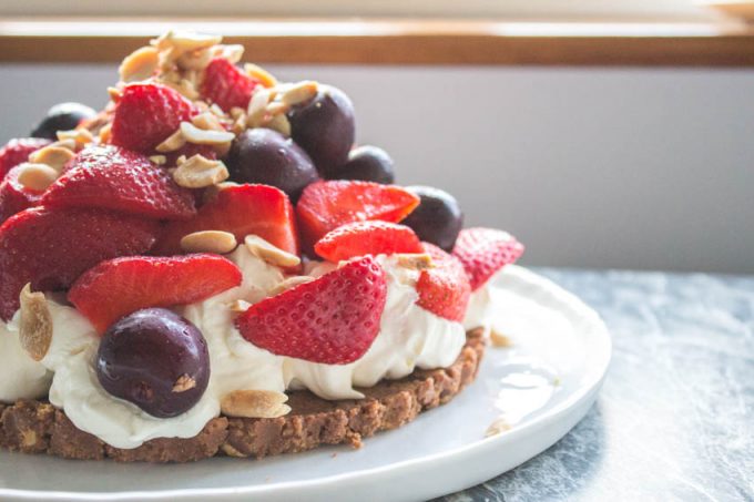 Strawberry and Peanut Tart - All That I'm Eating