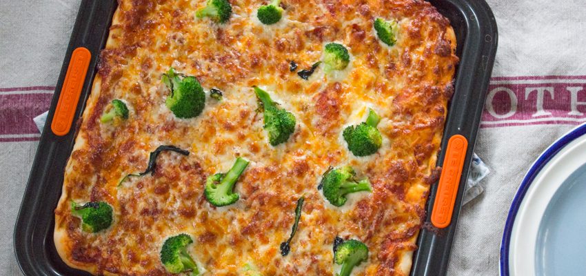 Nduja and Broccoli Pizza