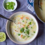 Green Thai Vegetable Soup with Noodles