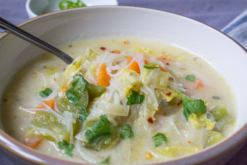 Thai Vegetable Noodle Soup